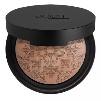 Aden Terracotta Baked Glowing Bronzing Powder