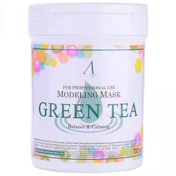 Anskin Green Tea Modeling Mask container