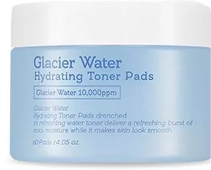 APieu Glacier Water Hydrating Toner Pads