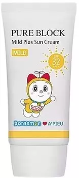 APieu Pure Block Mild Plus Sun Cream Doraemon Edition SPF PA