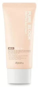 APieu Pure Block Natural Mild Plus Sun Cream SPF PA