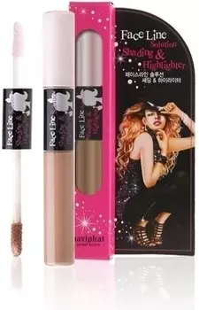 Baviphat Urban Dollkiss Magic Girls Face Line Solution Shading amp Highlighter