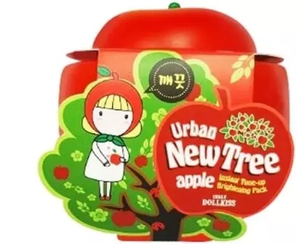 Baviphat Urban Dollkiss New Tree Apple Instant Toneup Brightening Pack