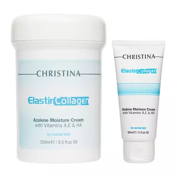 Christina ElastinCollagen Azulene Moisture Cream WithVitAE And HA For Normal Skin