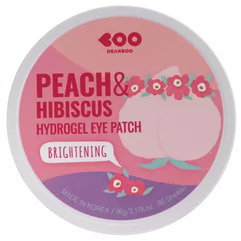 Dearboo Peach And Hibiscus Hydrogel Eye Patch