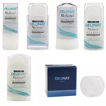 DeoNat Natural Crystal Mineral Deodorant Stick