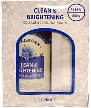 Deoproce Clean and Brightening Collagen Cleansing Water