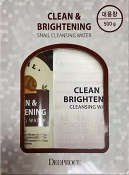 Deoproce Clean and Brightening Snail Cleansing Water