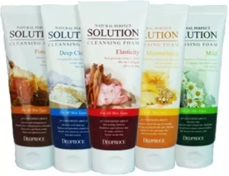 Deoproce Natural Perfect Solution Cleansing Foam Green Edition