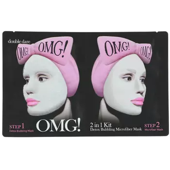 Double Dare Omg in Kit Detox Bubbling Microfiber Mask