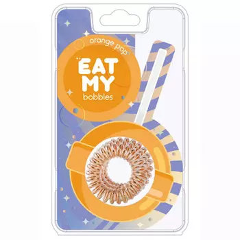 Eat My Bobbles Orange Pop Scrunchy