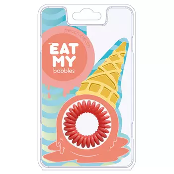 Eat My Bobbles Peach Cream Scrunchy