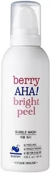 Etude House Berry AHA Bright Peel Bubble Wash