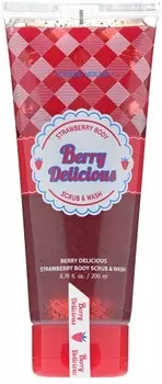 Etude House Berry Delicious Strawberry Body Scrub And Wash