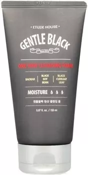 Etude House Gentle Black One Shot Cleansing Foam