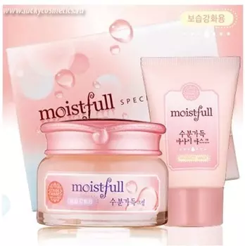 Etude House Moistfull collagen cream special setnewcreammassage