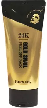 FarmStay K Gold Snail Peel Off Pack