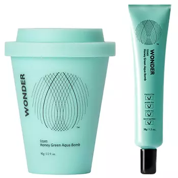 Haruharu Wonder Honey Green Aqua Bomb Moisturizing Cream