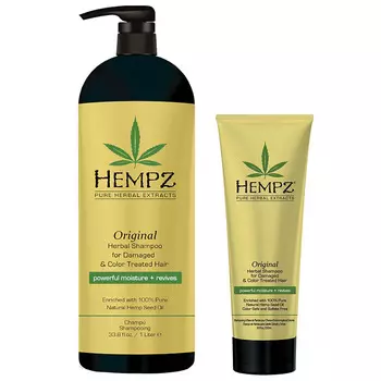Hempz Original Herbal Shampoo For Damaged And Color Treated Hair