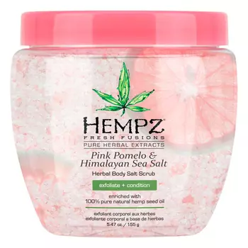 Hempz Pink Pomelo And Himalayan Sea Salt Herbal Body Salt Scrub