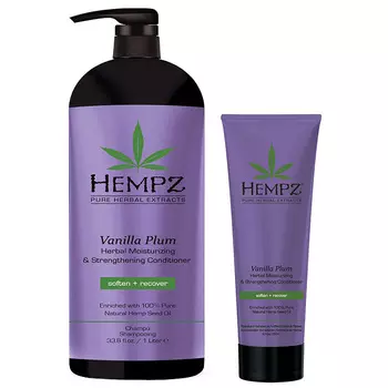 Hempz Vanilla Plum Herbal Moisturizing And Strengthening Conditioner