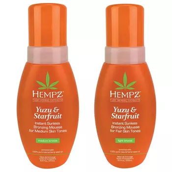 Hempz Yuzu And Starfruit Instant Sunless Bronzing Mousse