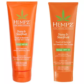 Hempz Yuzu And Starfruit Touch of Summer Body Milk SPF