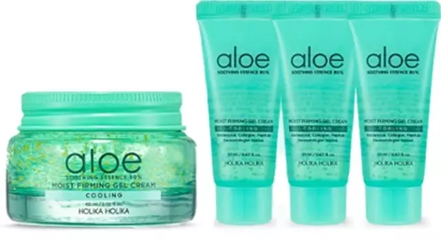 Holika Holika Aloe Soothing Essence Moist Firming Gel Cream Set