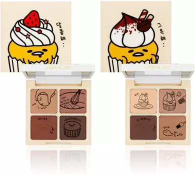Holika Holika Gudetama Cupcake Eye Palette Shadow