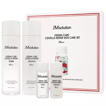 JMsolution Derma Care Centella Repair Skin Care Set Clear