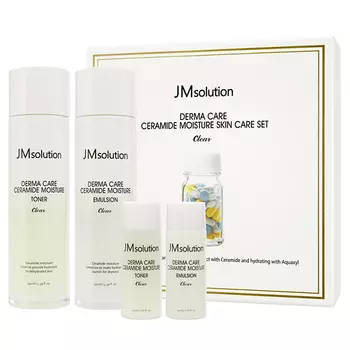 JMsolution Derma Care Ceramide Moisture Skin Care Set Clear