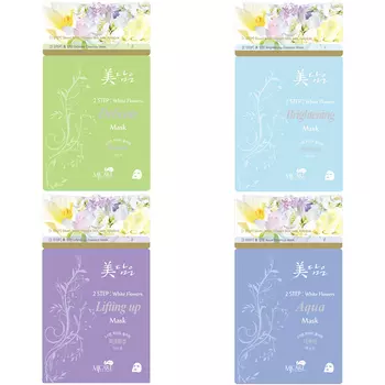 Mijin Cosmetics Midameun Step White Flowers Mask