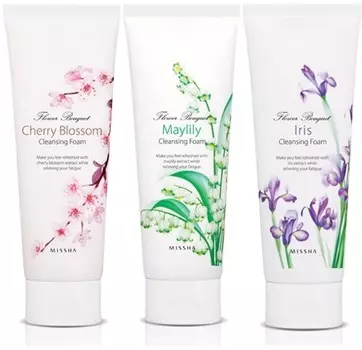 Missha FlowerBouquetCleansing Foam