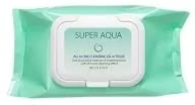 Missha Super Aqua Allinone Cleansing Oil in Tissue