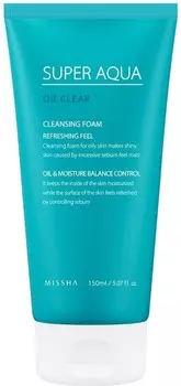 Missha Super Aqua Oil Clear Cleansing Foam