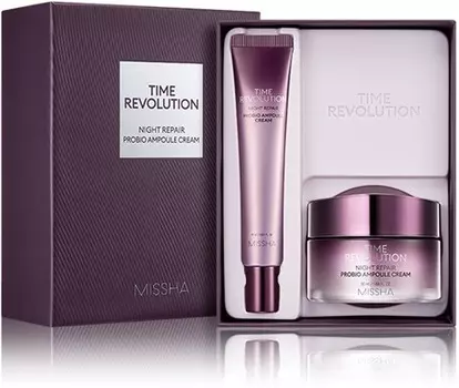 Missha Time Revolution Night Repair Probio Ampoule Cream Special Set
