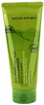 Nature Republic Jeju Sparkling Foam Cleanser