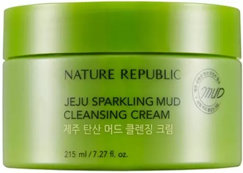 Nature Republic Jeju Sparkling Mud Cleansing Cream