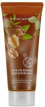 Nature Republic Love Me Bubble Body Scrub Wash Sweet Nuts
