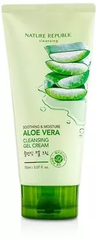 Nature Republic Soothing And Moisture Aloe Vera Cleansing Gel Cream