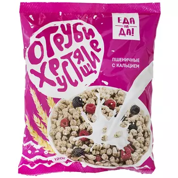 Отруби Еда на Да отруби хрустящие пшеничные с кальцием
