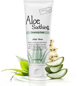 Secret Key Aloe Soothing Cleansing Foam