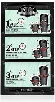 Secret Key Black Out Pore Step Nose Pack