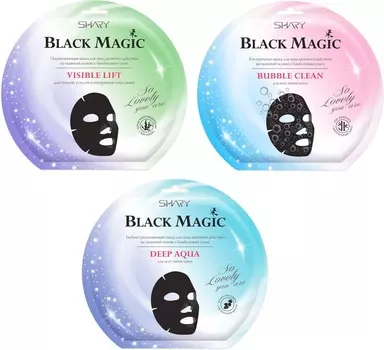 Shary Black Magic Bubble Clean Mask Sheet