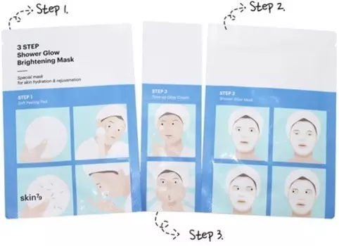 Skin Shower Glow Mask Step
