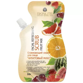 Skinlite Fruit Mix Facial Refreshing Scrub