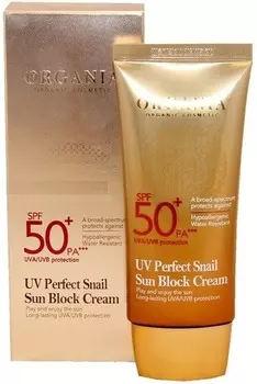 SPF PA White Cospharm UV Perfect Snail Sun Block Cream
