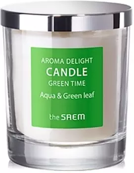 The Saem Aroma Delight Candle Green Time