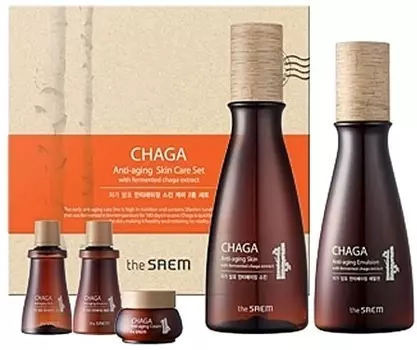 The Saem Chaga AntiAging SKU Basic Skin Care Set
