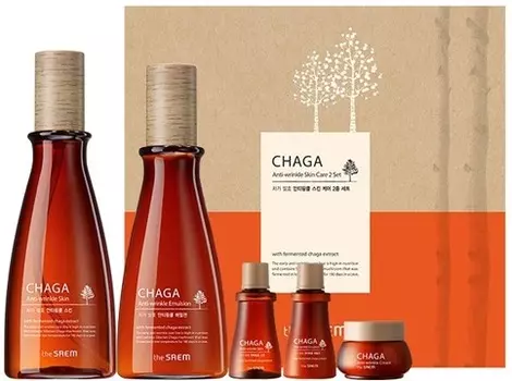 The Saem Chaga Antiwrinkle Skin Care Set